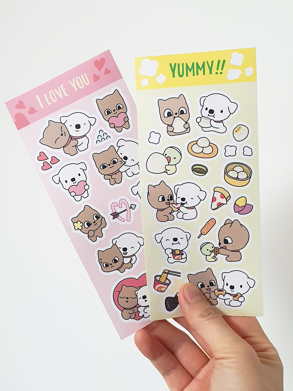 [2 types] A day of us Seal stickers (Matte type)