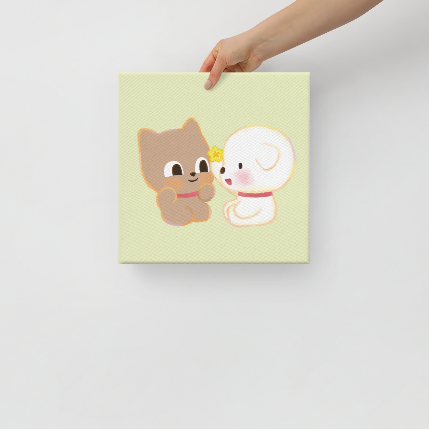 [Canvas print] Happy couple